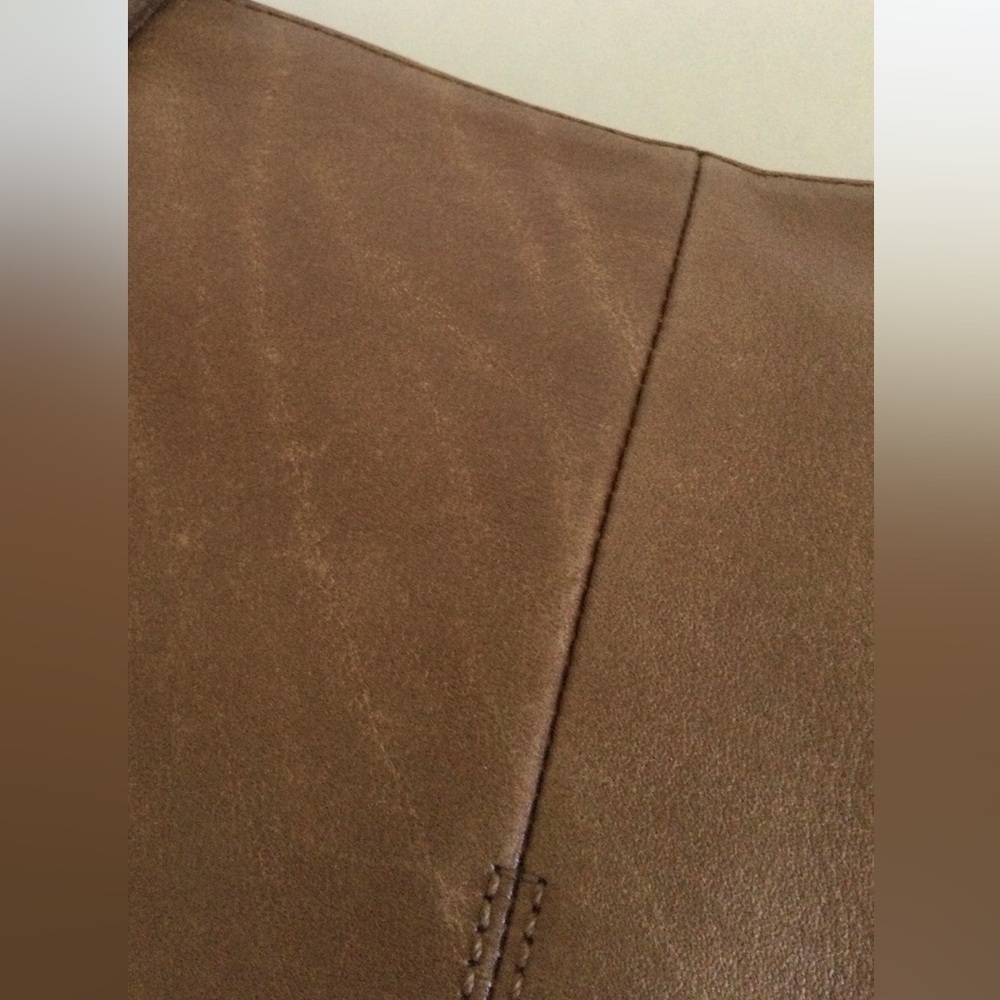 Vintage Coach Y2K Shoulder Bag Brown Leather Fortune Cookie 9214 Hobo Handbag - Picture 13 of 16